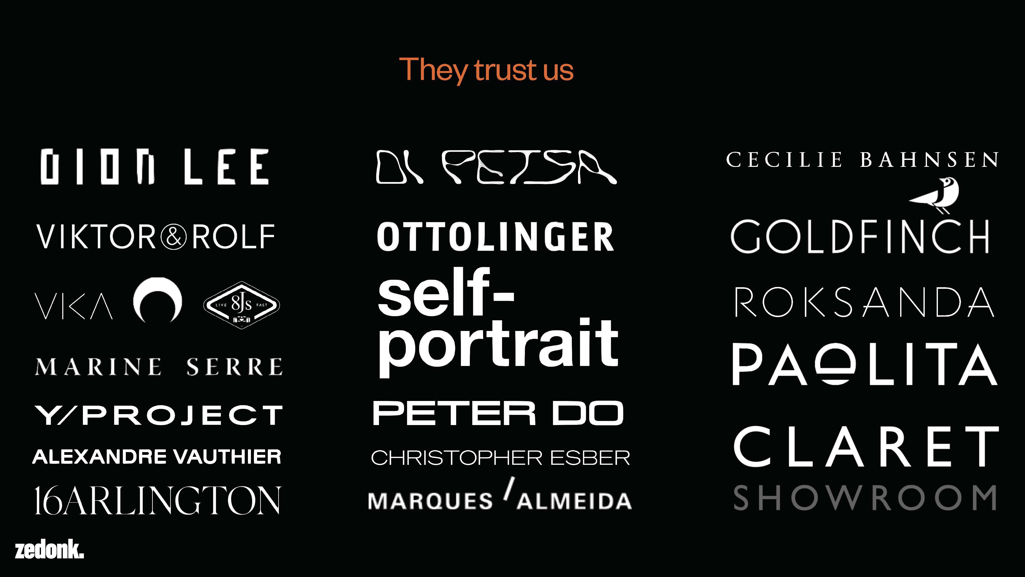 screenshot of Zedonk Software